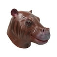 thumbnail image 4 of Máscara de animal Máscara de cosplay de Halloween Máscara de cabeza de hipopótamo Máscara de disfraz de fiesta cómoda para fiestas temáticas de clubes, 4 of 8