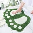 thumbnail image 1 of Bathroom Rugs Mats Water Absorbent Non-Slip Mat Used in Bathroom, Shower, Room, Etc.Soft Microfiber Bath Mat Machine Washable Bath Mat （16x24inch） Big Feet Bathroom, 1 of 7