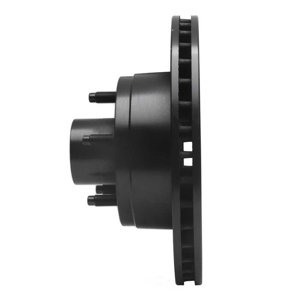 Dynamic Friction Company 633-56008L DFC Brake Rotor - Drilled And Slotted - Black