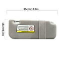 thumbnail image 2 of Sun Visor Replacement Fit For Toyota Corolla 2008-2013, OE: 74320-12E00-B0, Driver Left & Passenger Right Side, Sun Visor With Mirror -grey-Fabric left+right, 2 of 6