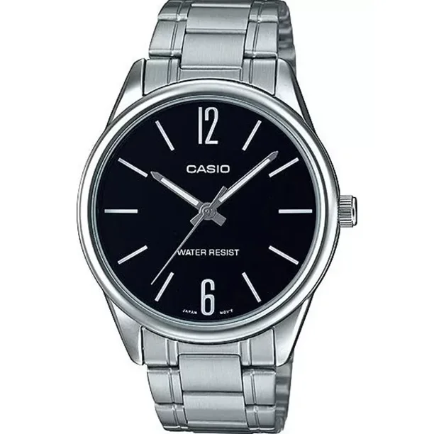 Reloj Casio Mtpv005 Hombre Acero Plata Full Correa MTP-V005D-1B