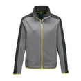 thumbnail image 1 of Tri-Mountain Oakhaven FL7381 Anti-Pilling Micro Fleece, 3X-Large, Silver/Charcoal/Yellow, 1 of 2