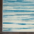 thumbnail image 3 of Nourison Bliss Modern Abstract Blue 5'3" x 7'3" Area Rug, (5' x 7'), 3 of 6