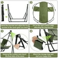 thumbnail image 3 of LAZY BUDDY Hammock Stand with Swing Chair, 2 in 1 Convertable Steel Stand for Hammock, Swing Chair, with Carrying Bag, 330lbs Capacity, 3 of 11