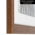 thumbnail image 3 of ArtToFrames 11x17 Inch Walnut Picture Frame, This Brown Wood Poster Frame is Great for Your Art or Photos, Comes with Regular Glass (4105), 3 of 8