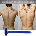 thumbnail image 2 of Back Shavers for Men Back Hair Remover Stretchable Back Razor Hair Trimmer Removal Tool Detachable & Foldable, 2 of 8