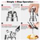 thumbnail image 2 of Dispensador de crema Kaiser Chef 500 ml con 5 boquillas, 2 of 6