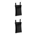 thumbnail image 2 of QualitChoice Scooter Front Hanging Bag Carrying Storage Phone Pocket Oxford Cloth Pack Motorcycle Organizer Riding Accessory Black 2Set, 2 of 6