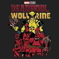 thumbnail image 2 of Junior's Marvel: Deadpool & Wolverine Family Logo Festival Muscle Graphic T-Shirt, 2 of 4