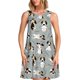 thumbnail image 1 of Disketp Funny Beagle Active Dog para Vestido sin Mangas para Mujeres, Vestidos de Verano para Mujeres, Casual y Holgado para la Playa, 1 of 7