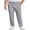 Light Grey, variant on Mens Khaki Chino Pants Casual Stretch Slacks Relaxed Fit Elastic Waist Travel Pants with Pockets