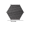 thumbnail image 1 of Trampoline Sun Shade Cover UV Protection for 6FT 8FT 10FT 12FT 14FT Outdoor Trampolines with Easy Installation Straps, 1 of 5
