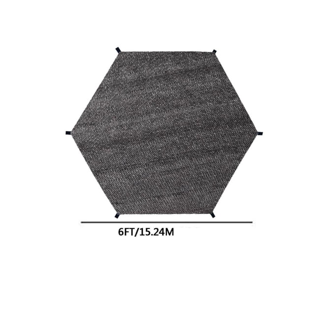 Trampoline Sun Shade Cover UV Protection for 6FT 8FT 10FT 12FT 14FT Outdoor Trampolines with Easy Installation Straps
