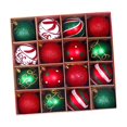 thumbnail image 2 of 16 bolas navideñas colgantes para árbol de Navidad. Estilo A, 2 of 9