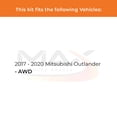thumbnail image 2 of MAX Advanced Brakes - Brake Kit For 2017-2020 Mitsubishi Outlander (AWD) | Carbon Ceramic Brake and Rotor Kit Front and Rear | Daily Driving Geomet Coated Brake Rotors, 2 of 9