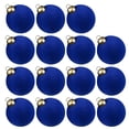thumbnail image 2 of 15PCS Clearance! Blue Jumbo Ball Shatterproof Christmas Ornament, Velvet Christmas Tree Balls Decorative Hanging Ornaments, Christmas Decorations, 2 of 7