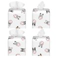 thumbnail image 2 of Kdxio Bbaseball Dog Print Tissue Box Cover,Square Decorative PU Leather Facial Paper Case Organizer Holder Dispenser for Bathroom,Night Stands,Desk,Car 5.2''X5.2''X5.2'', 2 of 8