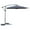 Grey, variant on St. Kitts 10 Foot Cantilever Crank Umbrella, Grey