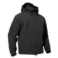 thumbnail image 2 of TACVASEN Mens Waterproof Jacket Hiking Fleece Hooded Coat Black M, 2 of 7