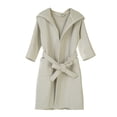 thumbnail image 2 of Boys&Girls Kids Terry Bathrobe Hooded Soft Towel Robe 100% Cotton Pajama Loungewear Kids Hooded Towel 2-12 Years, 2 of 7