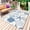 white Lake Blue, variant on Outdoor Rug 3' x 5', Aqua Teal Coastal Large Carpet Area Rugs for Patio, RV, Deck, Summer Beach Starfish Coral Nautical Water Absorption Camping Rug, Lightweight Washable Rugs Runner