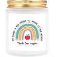 thumbnail image 2 of MINSUI-Candle Gift for Teacher Appreciation, Aromatherapy Candle for Women, Novelty for Teacher Appreciation Week, Natural Soy Wax Jar Candle, Unique Thank You Present with Saying, Vanilla Scent, 2 of 3