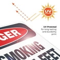 thumbnail image 6 of Danger No Smoking Within 25 Feet Sign, OSHA Danger Sign, 24x36 Corrugated Plastic, 6 of 7