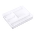 thumbnail image 1 of 4 Compartments Storage Bins Environmentally Friendly Bins For Shelves Countertops DrawerWhite, 1 of 1
