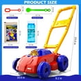 thumbnail image 4 of Bubble Lawn Mower for Toddlers ,Bubble Blower Toddler Outdoor Toys Bubble Machine for Kids  Red&Blue, 4 of 6