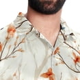 thumbnail image 5 of Tree Men's Short Sleeve Beach Shirts, Hawaiian Printed Button Down Summer Casual Unisex Men's Shirts, 5 of 6