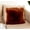 Brown, variant on Luxury Long Faux Fur Throw Pillow Case Super Soft Plush Cushion Cover Deluxe Home Sofa Bed Car Party Decorative 18 x 18 Inch Red