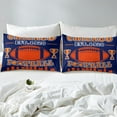 thumbnail image 4 of Erosebridal Teen Ball Gaming Football Bed Sheets Set Queen Size,Sport Game Bedding Sets Queen Size,Gamer Decoration(Chicago),Lightweight,4 Pieces, 4 of 7