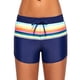thumbnail image 1 of Greeniant Pantalones cortos de baño para mujer, pantalones de playa de buena elasticidad, ligeros, de secado rápido, absorción de sudor, traje Deportes acuáticos Azul oscuro SG, 1 of 6