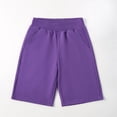 thumbnail image 4 of JUMEYU Boys Casual Shorts Boys Athletic Shorts Boys Shorts Basketball Kids Soccer Running Gym Shorts Active Sports Shorts Size 8-9 (Purple,8-9 Years), 4 of 5