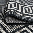 thumbnail image 6 of 5x8 Water Resistant, Indoor Outdoor Rugs for Patios, Front Door Entry, Entryway, Deck, Porch, Balcony | Outside Area Rug for Patio | Black, Greek Key | Size: 5'3'' x 7'3'', 6 of 8