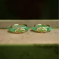 thumbnail image 4 of K-KED 1PC Jade Rings for Women Green Amulet Carved Delicate Jewelry Stone 925 Silver Natural-8, 4 of 6