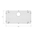 thumbnail image 3 of Karran Usa GR-6021 28-1/4" L X 14-1/4" W Stainless Steel Basin Rack - Stainless Steel, 3 of 3