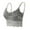 Grey, variant on Women Lace Bra Sexy Seamless Breathable Comfortable Bralettes Wireless Bralette Strappy Padded Bandeau Bra Crop Top (Black, M)