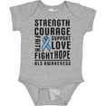 thumbnail image 3 of Inktastic ALS Awareness Strength Courage Support Boys or Girls Baby Bodysuit, 3 of 5