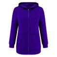 thumbnail image 4 of Siilsaa Sweatshirt Women Women's Oversized Sweatshirt Crew Neck Long Sleeve Casual Slit Pullover Top Fall 2025 Teen Girl Preppy Clothes Purple,2XL, 4 of 5