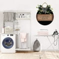 thumbnail image 3 of Laundry Room Rustic Wood Sign Plaque (12"x 12"), Wooden Wall Door Sign with Rope, Vintage Wooden Laundry Room Hanging Sign Decor for Laundry Room Wash House Farmhouse, 3 of 5