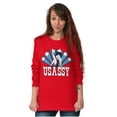 thumbnail image 5 of Betty Boop Retro Cartoon US Sassy Women's Long Sleeve T Shirt Brisco Brands X, 5 of 6
