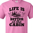 thumbnail image 4 of Inktastic Life is Better at the Cabin with Trees and Moon T-Shirt, 4 of 5