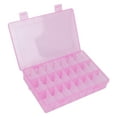 thumbnail image 3 of Caja de almacenamiento para decoración de uñas, 24 rejillas, caja de almacenamiento para decoración de uñas, contenedor de diamantes de imitación, funcionalidad inteligente, 3 of 8