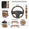 thumbnail image 7 of KUIFORTI Cow Aztec Car Seat Covers Non Slip 15 Pieces Aotumotive Interior Sets Car Air Vent Storage Organizer Comfortable All-Season Protection Fits for Cars Truck SUV, 7 of 7