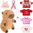 thumbnail image 1 of Set de peluche Kireidane Capybara con 7 prendas y accesorios, 1 of 8