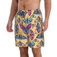 thumbnail image 2 of Logiee Butterfly 3 Print Mens Swim Trunks Quick Dry Board Shorts,Breathable Hawaii Beach Shorts Swimwear Bathing Suits-XX-Large, 2 of 6