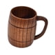 thumbnail image 4 of Jarra de cerveza de madera Taza de madera Simple Creativa Clásica Resistente Taza de té en forma de barril para leche Bebidas frías o calientes Inicio M con asa, 4 of 8