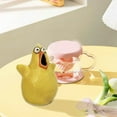 thumbnail image 3 of sunsanly Screaming Chicken Figurine Long Neck Chick Resin Statue Animal Sculpture Home Office Desktop Decoration Garden Backyard Ornament Christmas Gift, 3 of 8