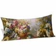 thumbnail image 2 of Easter Body Pillow Covers 20"x54", Spring Watercolor Oil Painting Eggs Wild Flowers Soft Brushed Microfiber Breathable Throw Pillow Covers, Pillowcase with Zipper for Couch Sofa Bedroom Living Room, 2 of 9